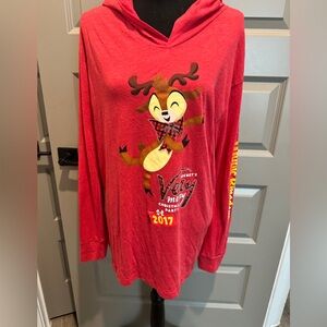 Disney MVMCP 2017 Hoodie Shirt Mickeys Very Merry Christmas Party XL